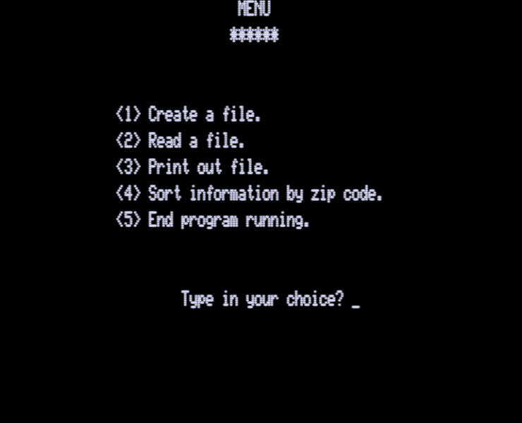 Screen shot